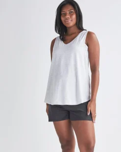 Diya Maternity/Nursing Bamboo Tank in Marl