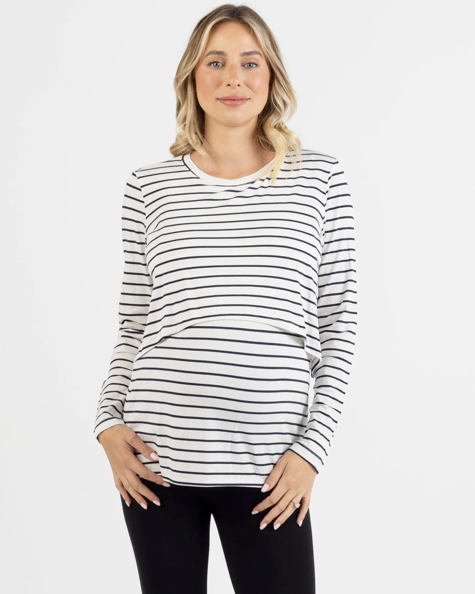 Leonie Maternity/ Nursing Stripe Top