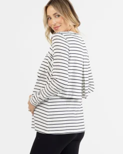 Leonie Maternity/ Nursing Stripe Top