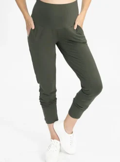 Maternity Comfort Lounge Pants in Olive