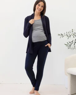 Maternity Ultra Soft Lounge Pants in Navy