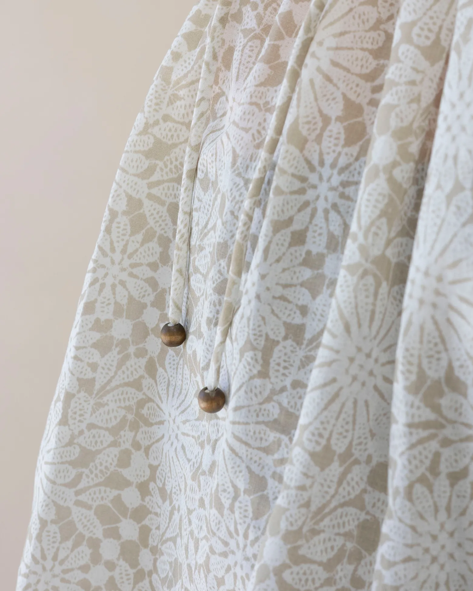 Romantic Daisy Sheer Cotton Dress-Olive