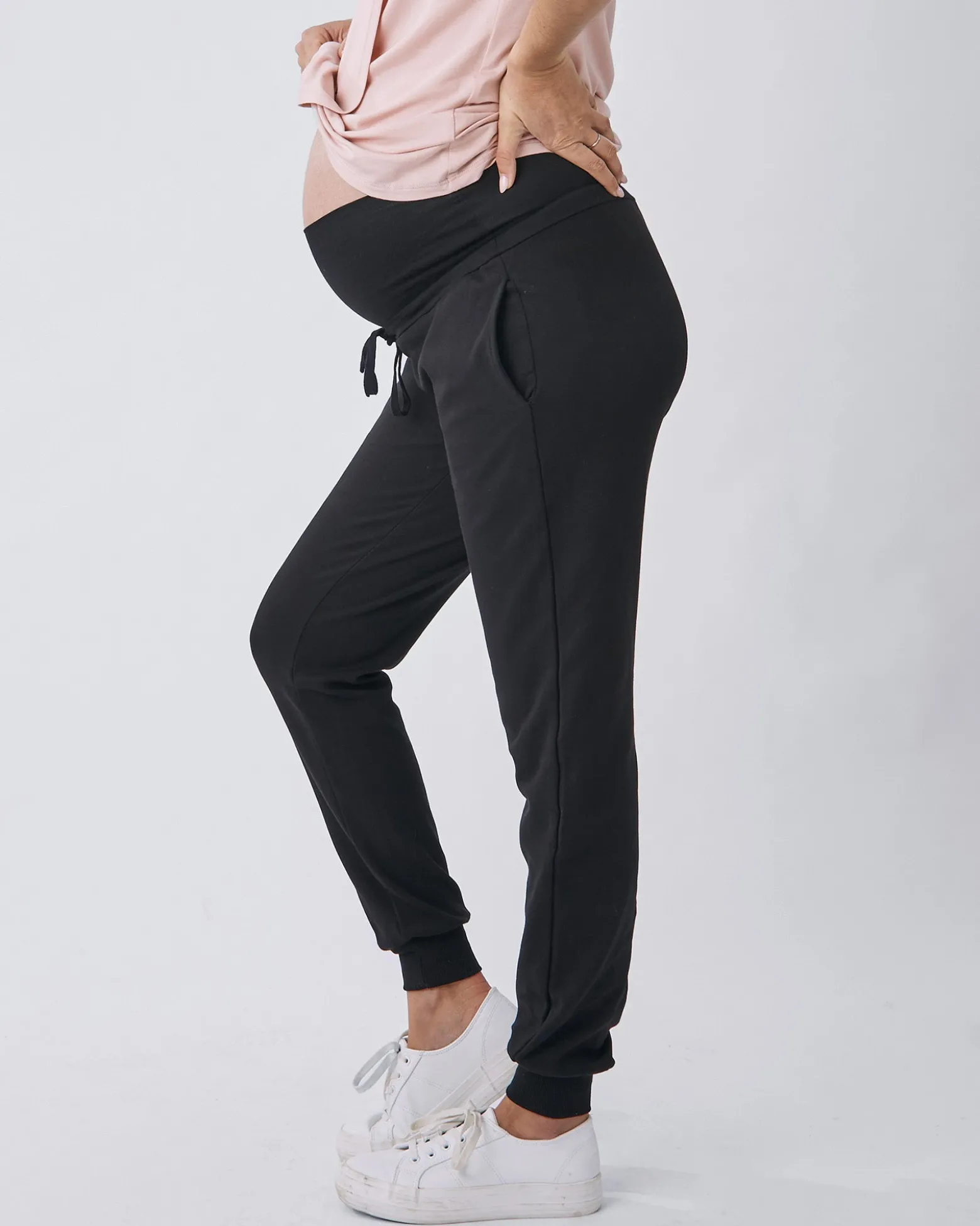 Ultimate Comfort Maternity Sweatpants in Black